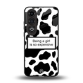 expensive girl back phone cover | glass case for oneplus nord ce 4