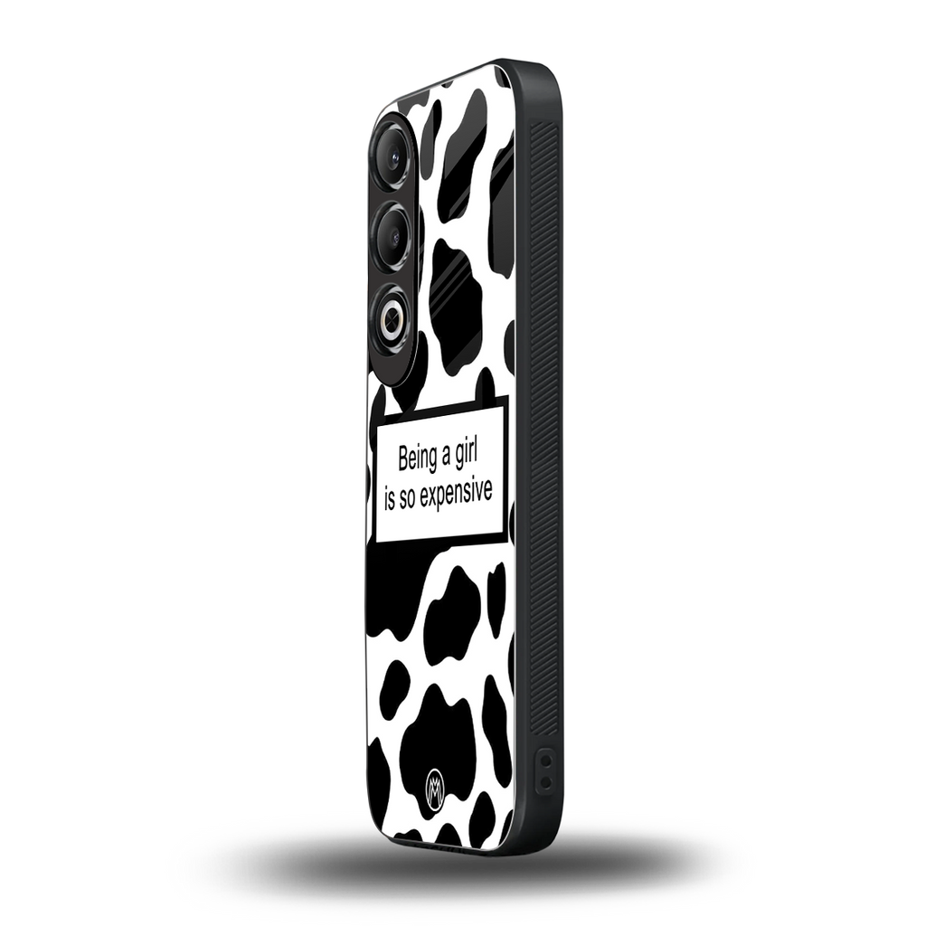 expensive girl back phone cover | glass case for oneplus nord ce 4