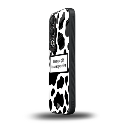 expensive girl back phone cover | glass case for oneplus nord ce 4