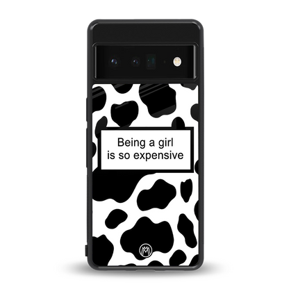 expensive girl back phone cover | glass case for google pixel 6 pro