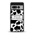expensive girl back phone cover | glass case for google pixel 7 pro