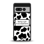 expensive girl back phone cover | glass case for google pixel 7 pro