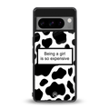expensive girl back phone cover | glass case for google pixel 8 pro