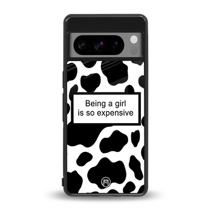 expensive girl back phone cover | glass case for google pixel 8 pro