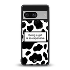 expensive girl back phone cover | glass case for Google Pixel 8