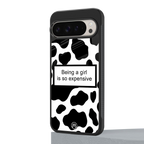 expensive girl back phone cover | glass case for google pixel 9 pro