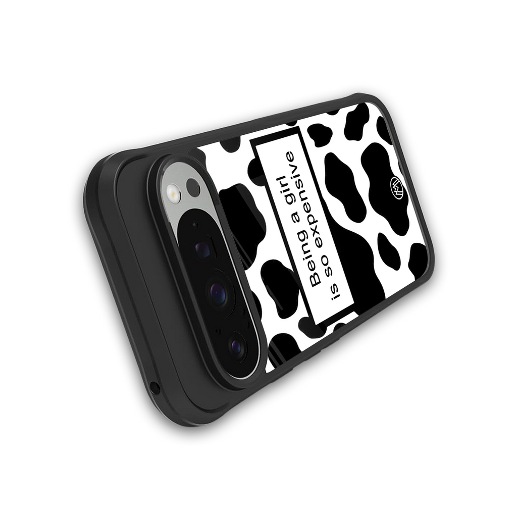 expensive girl back phone cover | glass case for google pixel 9 pro