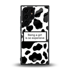expensive girl back phone cover | glass case for samsung galaxy s23 ultra