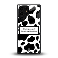 expensive girl back phone cover | glass case for samsung galaxy s25 ultra