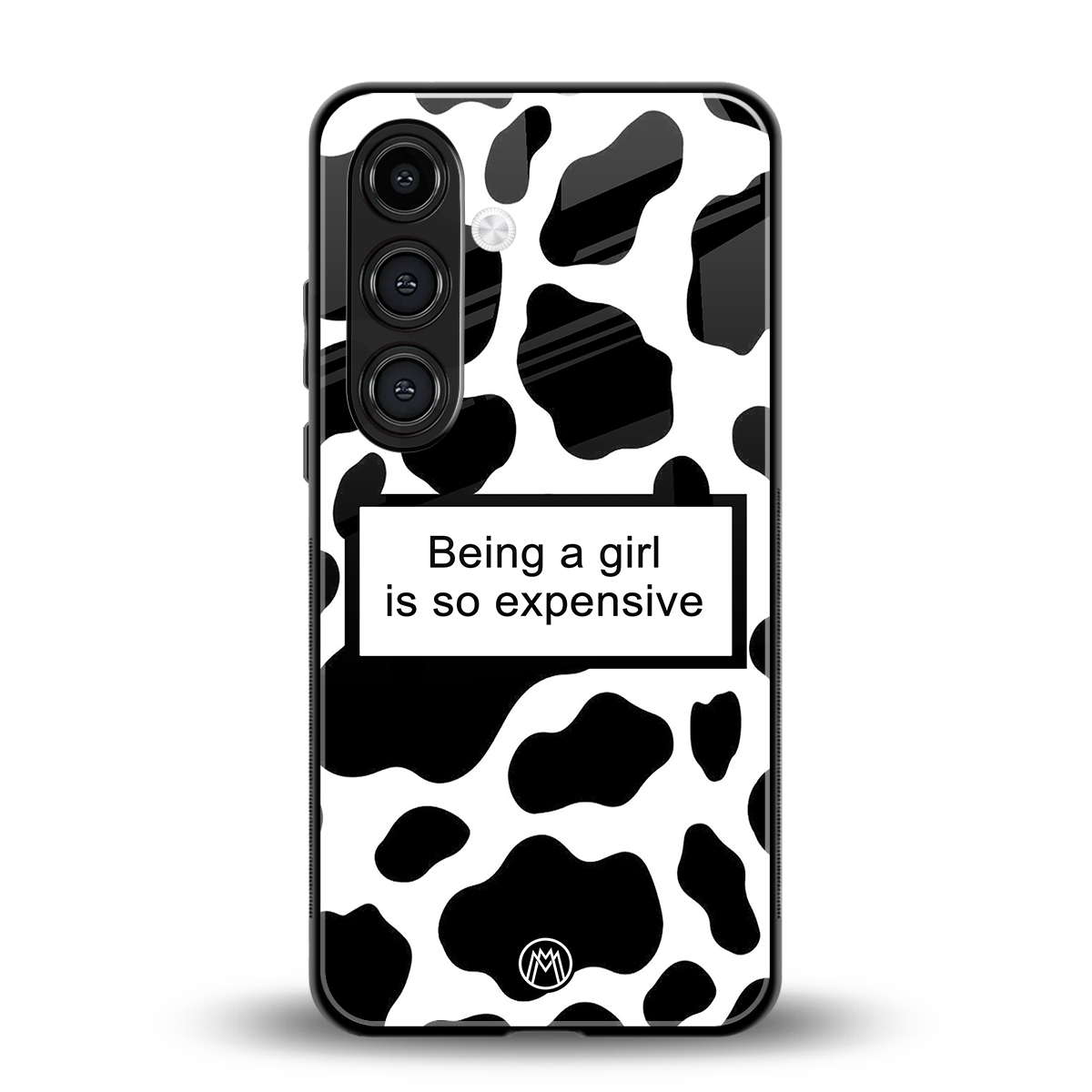 expensive girl back phone cover | glass case for samsung galaxy s24 plus