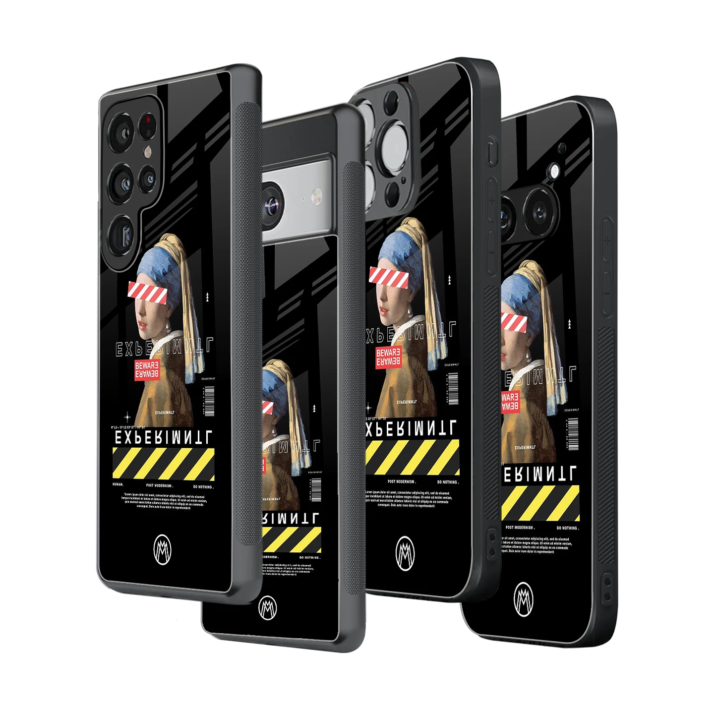 Stylish Glass Back Case for All Smartphones iPhone, Samsung, OnePlus, Pixel, Redmi, Oppo, Vivo, Motorola