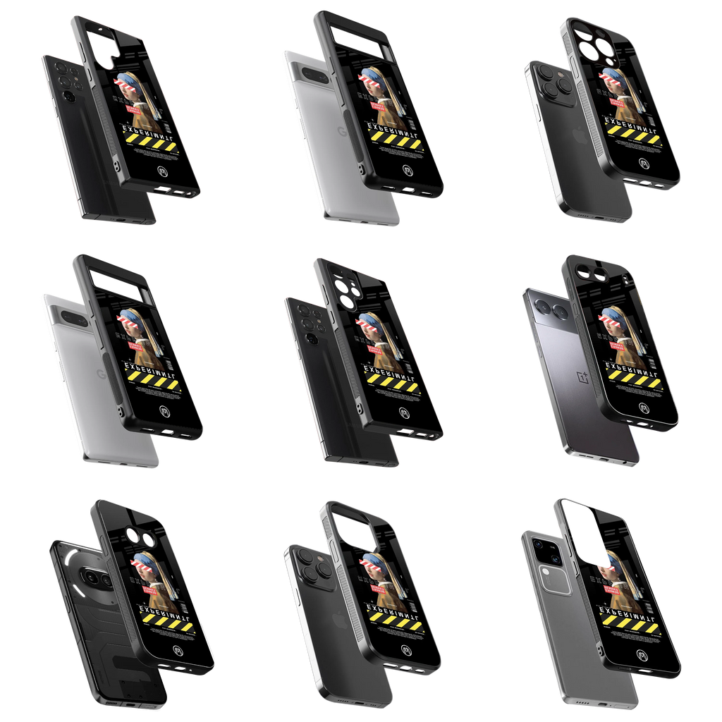 Durable Glass Back Mobile Case for iPhone, Samsung, OnePlus, Google Pixel, Redmi, Vivo, Oppo