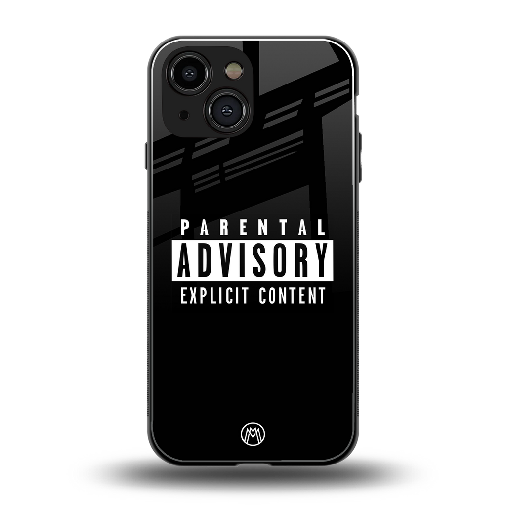 explicit content back phone cover | glass case for iphone 13 mini