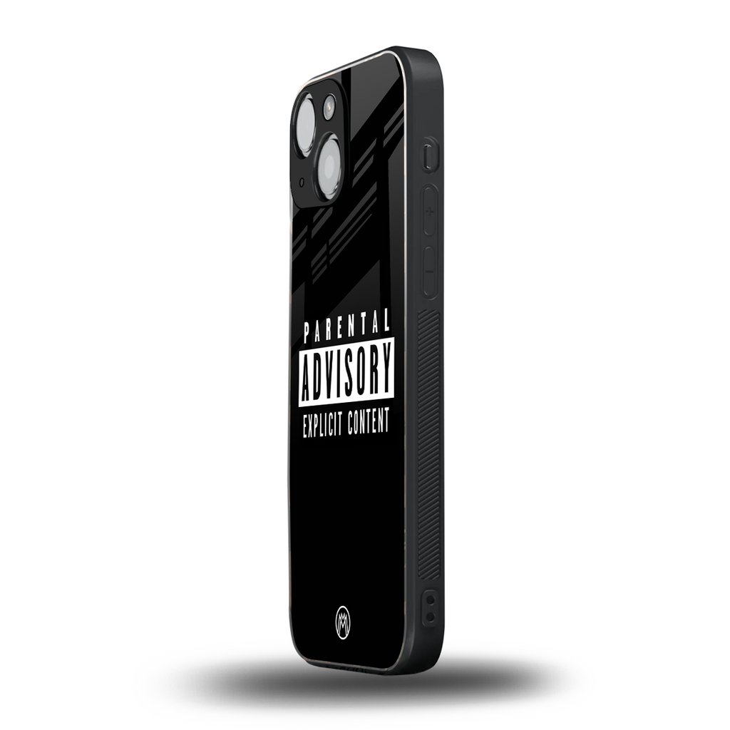 explicit content back phone cover | glass case for iphone 13 mini
