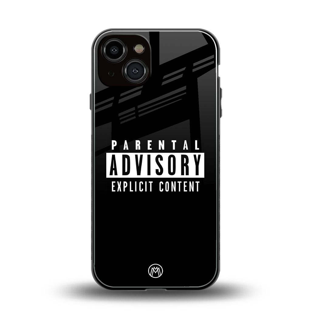 explicit content back phone cover | glass case for iphone 13