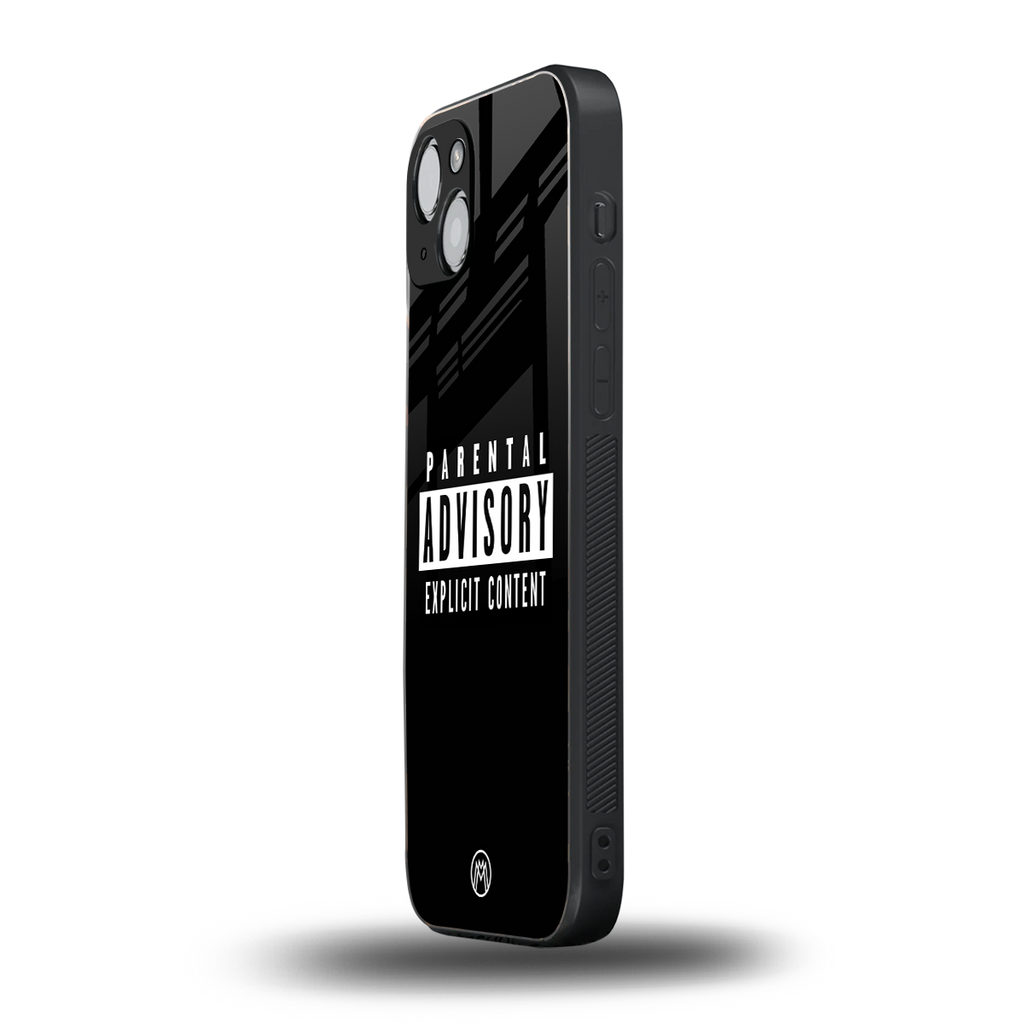 explicit content back phone cover | glass case for iphone 13