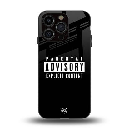 explicit content back phone cover | glass case for iphone 14 pro