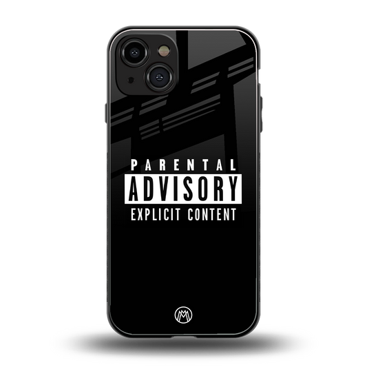 explicit content back phone cover | glass case for iphone 14