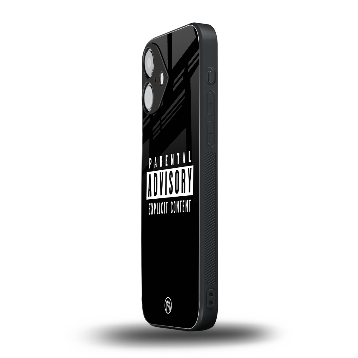 explicit content back phone cover | glass case for iphone 16