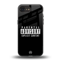 explicit content back phone cover | glass case for iphone 16e