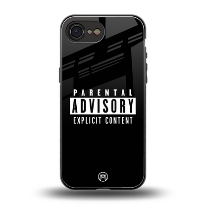 explicit content back phone cover | glass case for iphone 16e