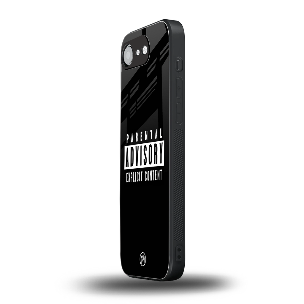 explicit content back phone cover | glass case for iphone 16e
