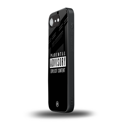 explicit content back phone cover | glass case for iphone 16e