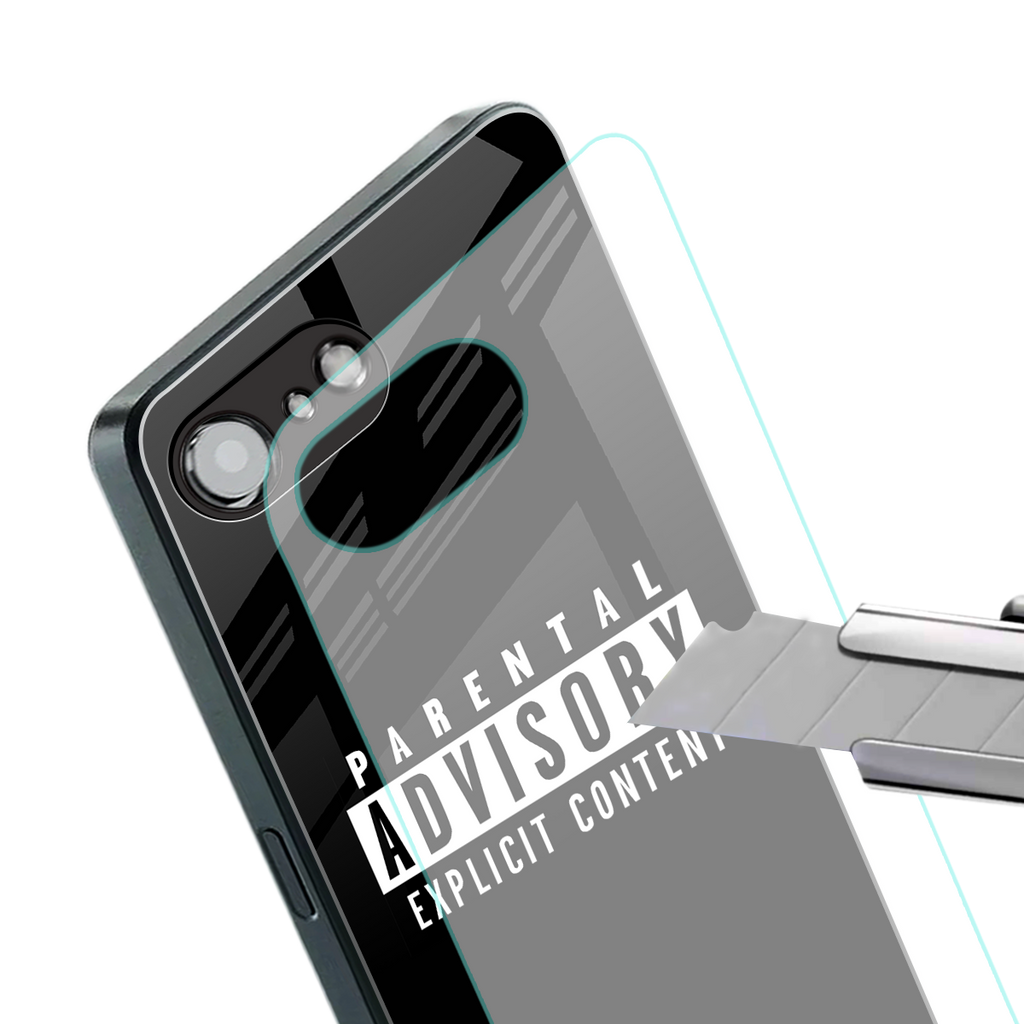 explicit content back phone cover | glass case for iphone 16e