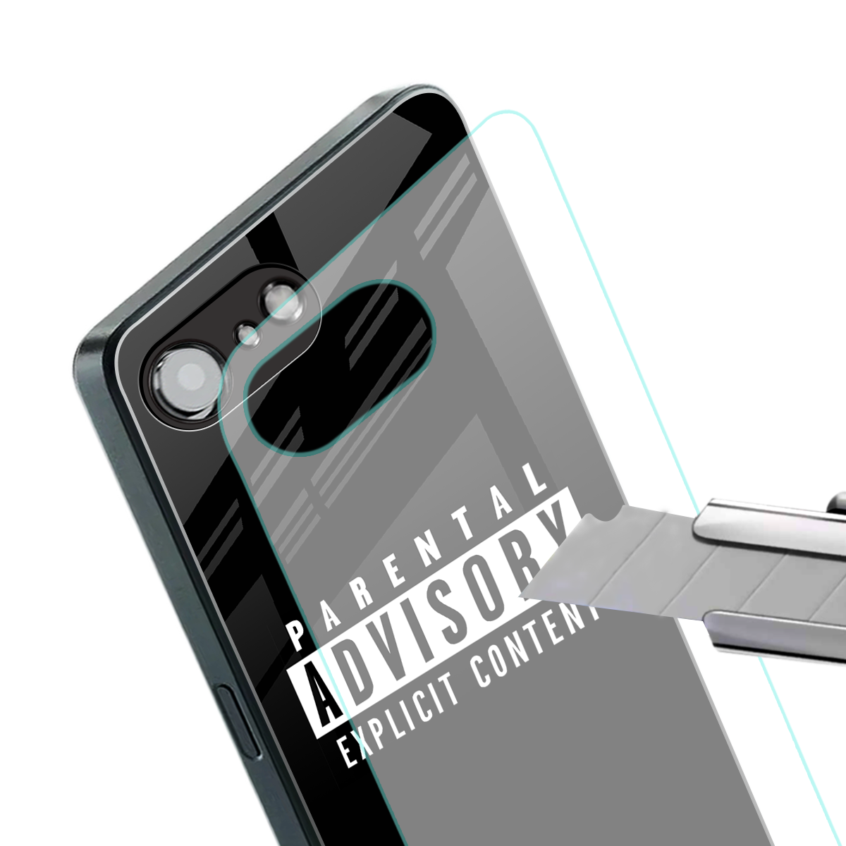 explicit content back phone cover | glass case for iphone 16e