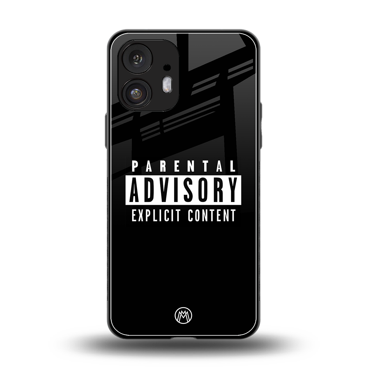 explicit content back phone cover | glass case for nothing phone 2