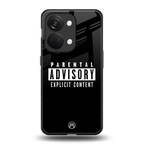 explicit content back phone cover | glass case for oneplus nord 3
