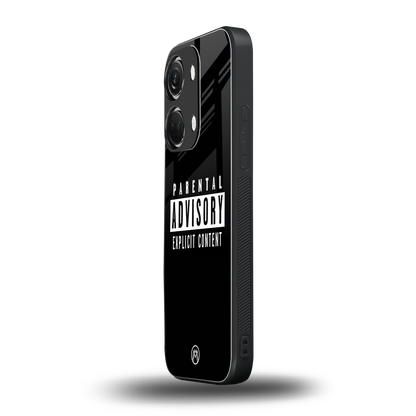 explicit content back phone cover | glass case for oneplus nord 3