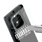 explicit content back phone cover | glass case for oneplus nord 3