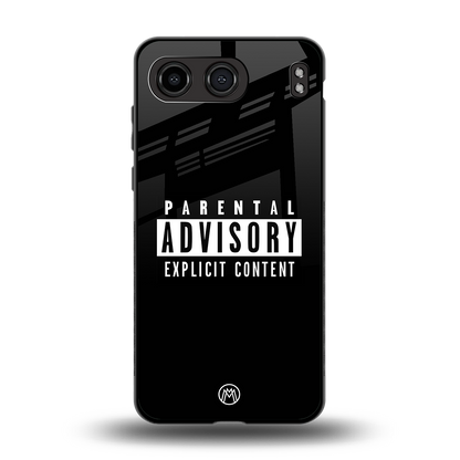 explicit content back phone cover | glass case for oneplus nord 4