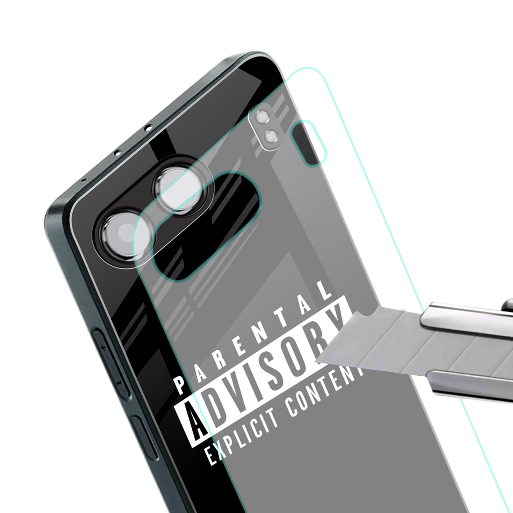 explicit content back phone cover | glass case for oneplus nord 4