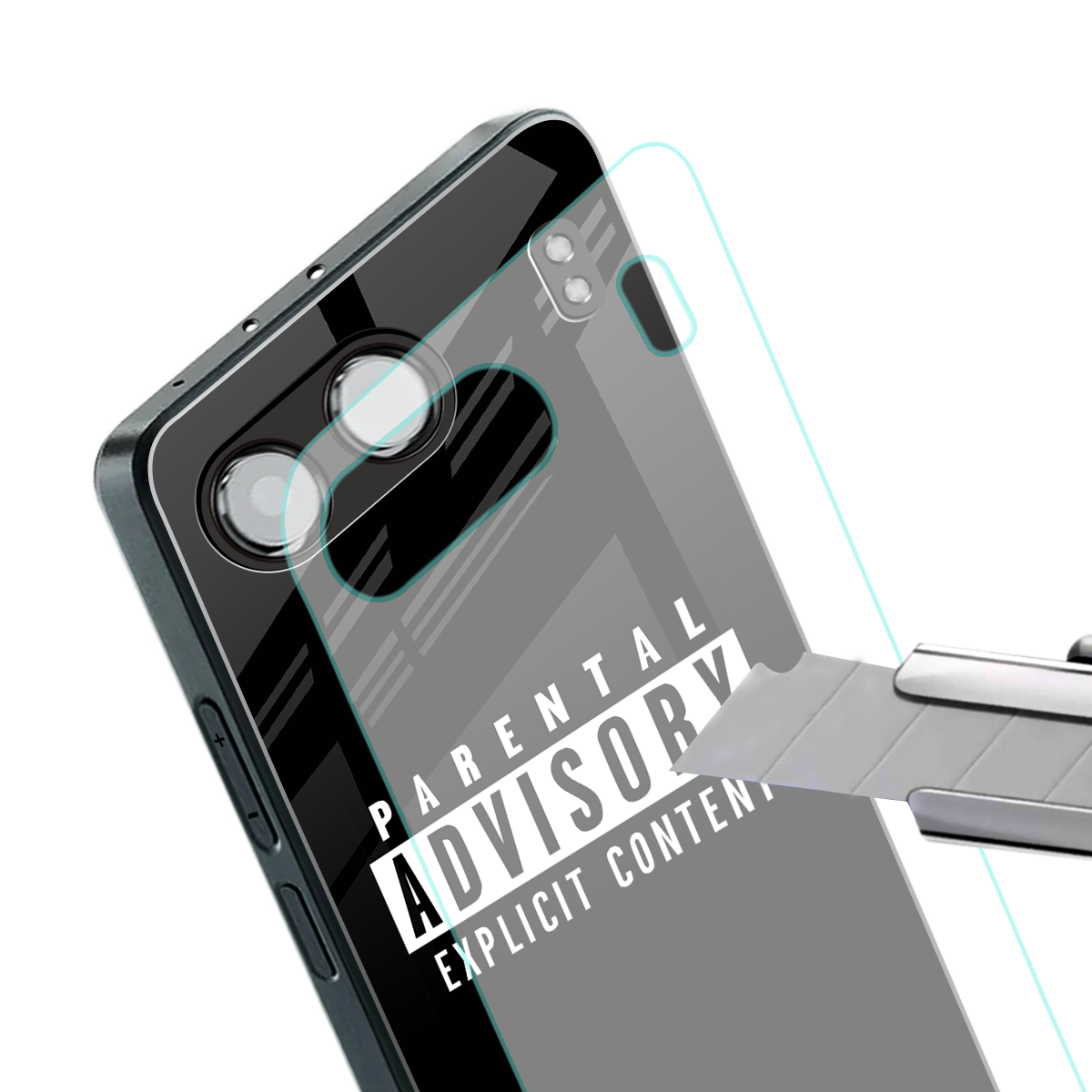 explicit content back phone cover | glass case for oneplus nord 4