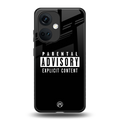 explicit content back phone cover | glass case for oneplus nord ce 3