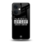 explicit content back phone cover | glass case for oneplus nord ce 3