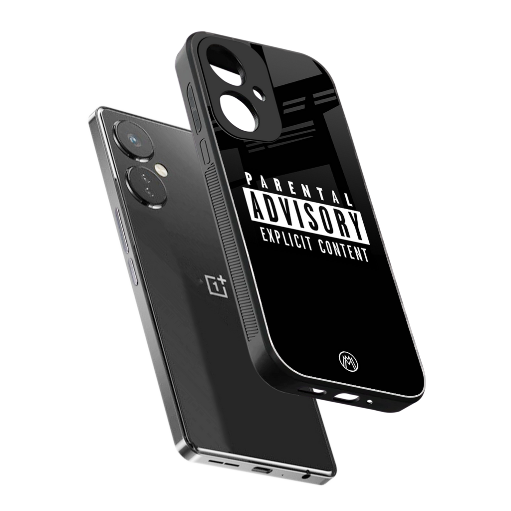 explicit content back phone cover | glass case for oneplus nord ce 3