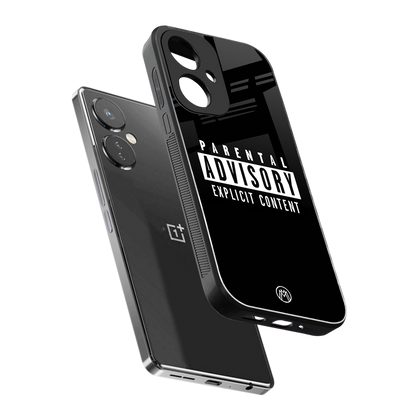 explicit content back phone cover | glass case for oneplus nord ce 3