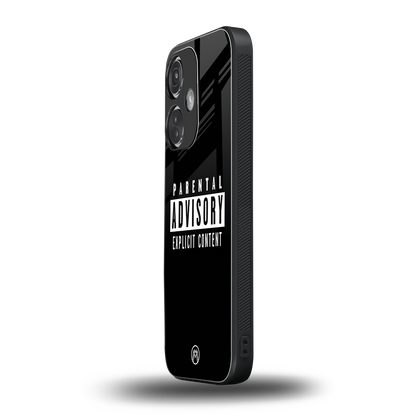 explicit content back phone cover | glass case for oneplus nord ce 3