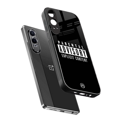 explicit content back phone cover | glass case for oneplus nord ce 4 lite
