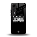 explicit content back phone cover | glass case for oneplus nord ce 4
