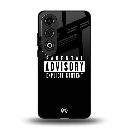 explicit content back phone cover | glass case for oneplus nord ce 4