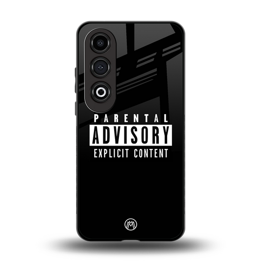 explicit content back phone cover | glass case for oneplus nord ce 4