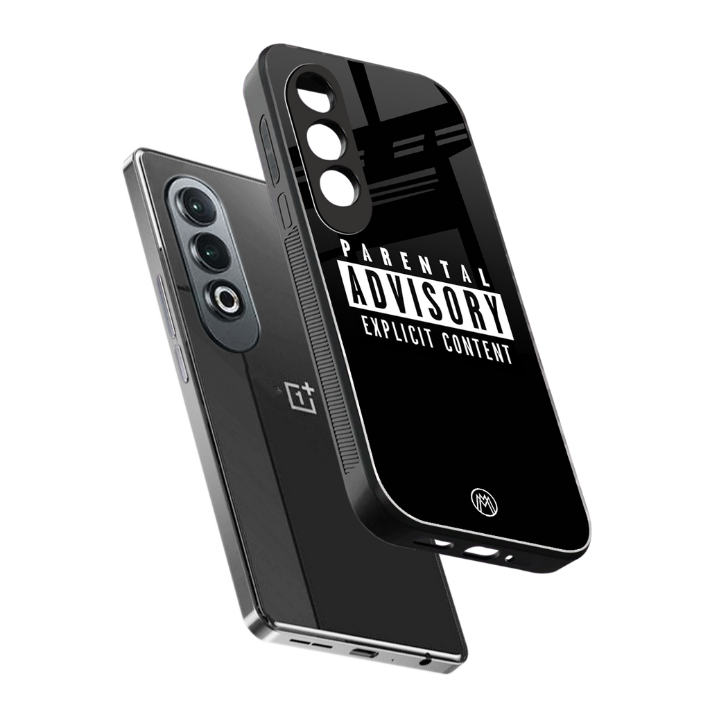 explicit content back phone cover | glass case for oneplus nord ce 4
