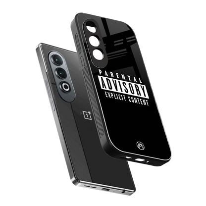 explicit content back phone cover | glass case for oneplus nord ce 4