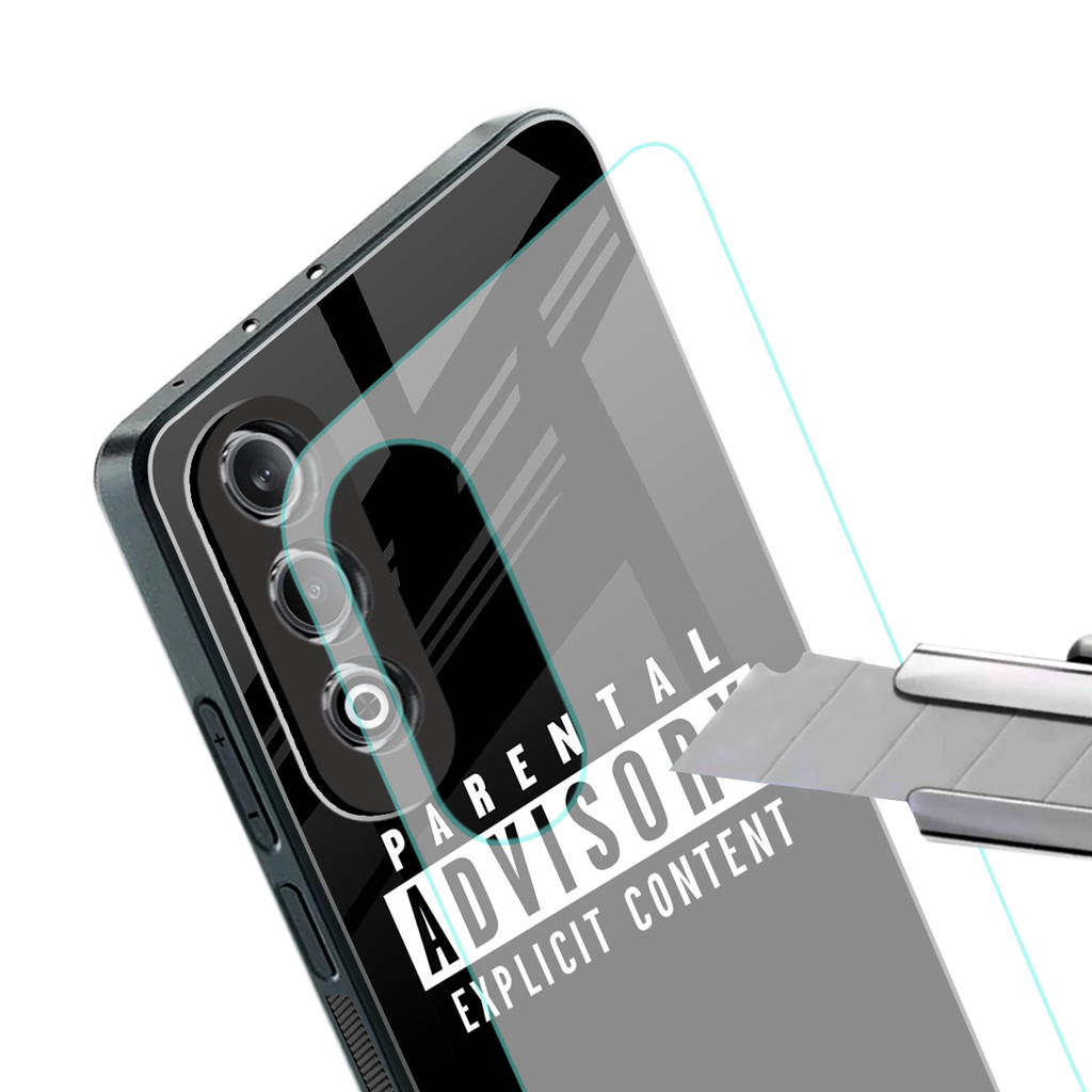 explicit content back phone cover | glass case for oneplus nord ce 4