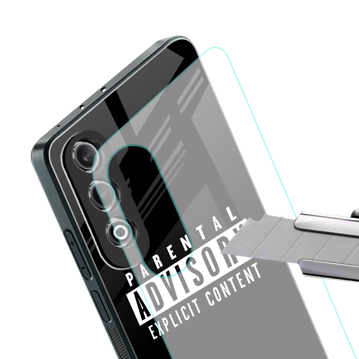 explicit content back phone cover | glass case for oneplus nord ce 4