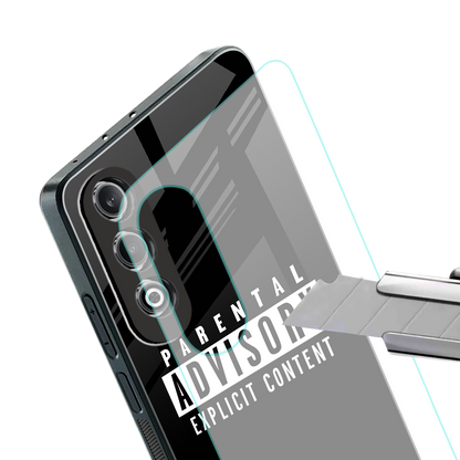 explicit content back phone cover | glass case for oneplus nord ce 4